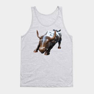 Wall Street Bull in Color Tank Top